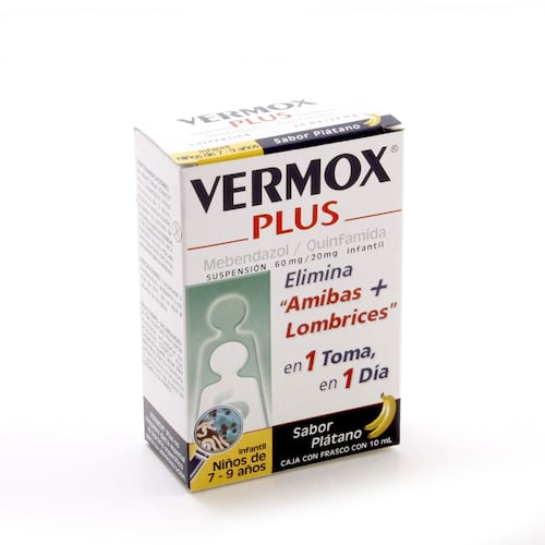 Vermox Plus Infantil Suspensión 10 ml