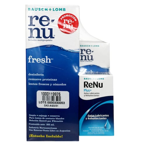 Solución Renu Fresh Pack