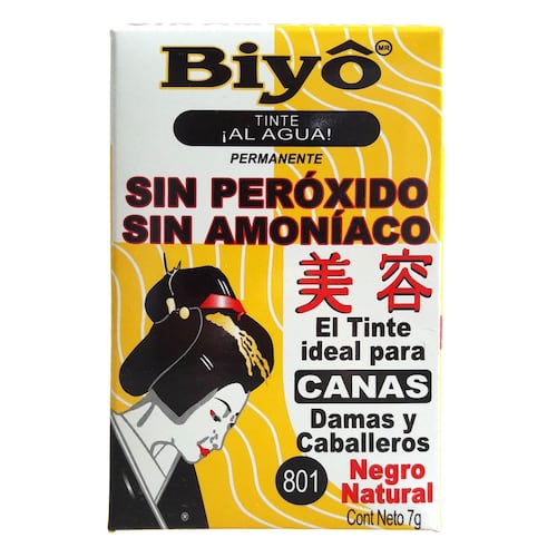Tinte Biyo Negro Natural 801 7 gr