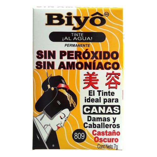 Tinte Biyo Castaño Oscuro 809 7 gr