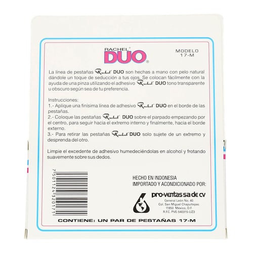 Pestañas postizas Rachel Duo 17-M
