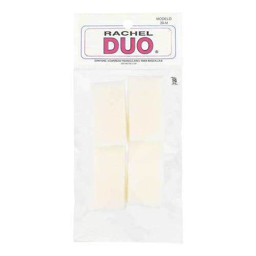 Esponjas triangulares 4p maquillaje Rachel Duo 39-M