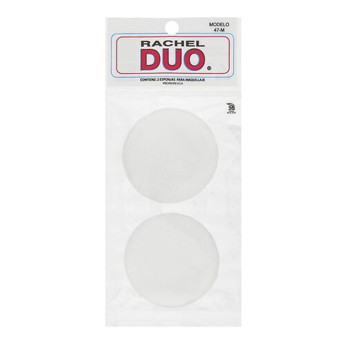 Esponjas maquillaje polvo 2pz Rachel Duo 47-M