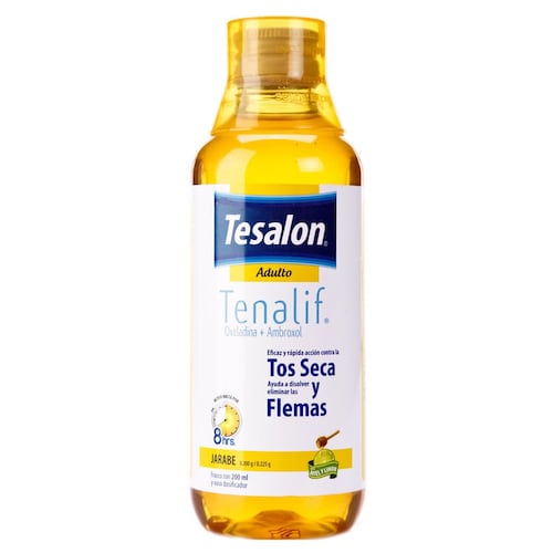Tesalon Tenalif Jarabe 200 ml Miel y Limón