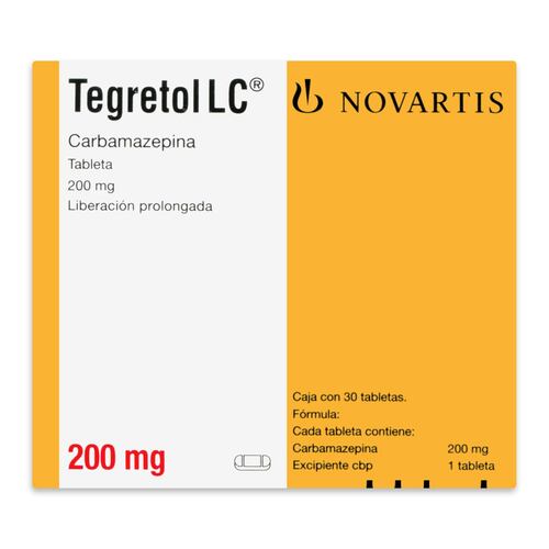 Tegretol Lc Grageas 30 200mg Liberación Prolongada