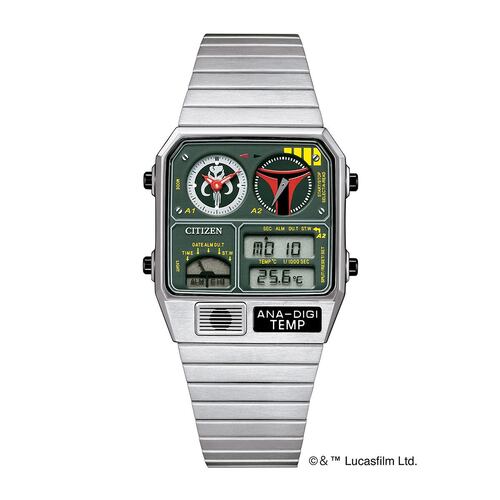 Reloj Citizen Boba Fett 61502 Unis Cuarzo Ace Inox