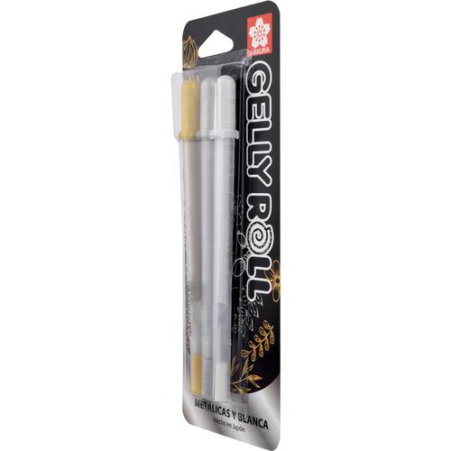 Set Plumas 3 Piezas Gelly Roll 1 dorada-1Plat