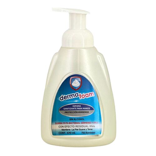 Dermafoam espuma sanitizante para manos