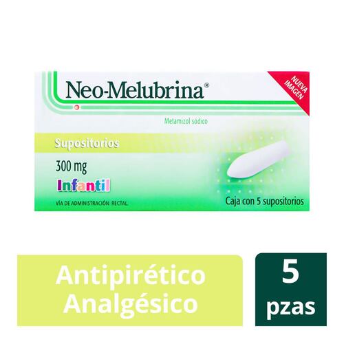 Neumelubrina 300 mg 5 supos infantil