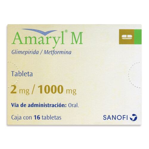 Amaryl M T 16 2mg/1000mg