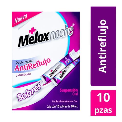 Melox noche suspensión antireflujo 10 sobres 10ml