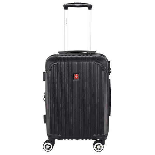 Maleta para Viaje con Ruedas Andertow 20" Negro Royal Swis