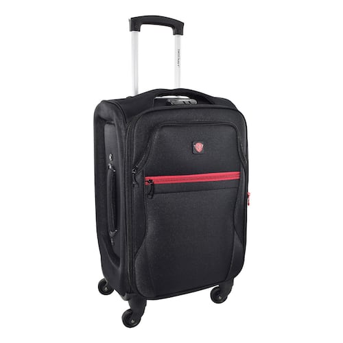 Maleta de Viaje con Ruedas 20" Negro Pilatus Swiss Navy
