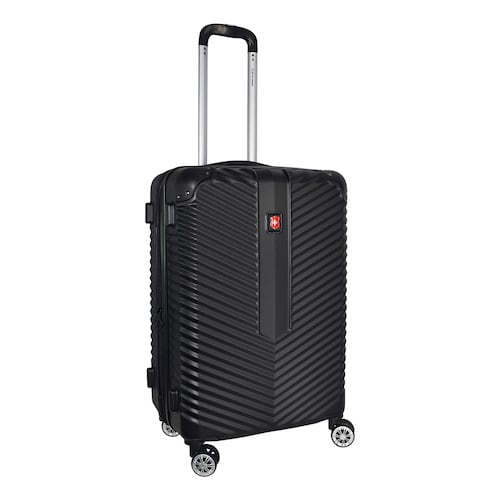 Maleta de Viaje con Llantas 24" Verbier2 Negro Royal Swiss