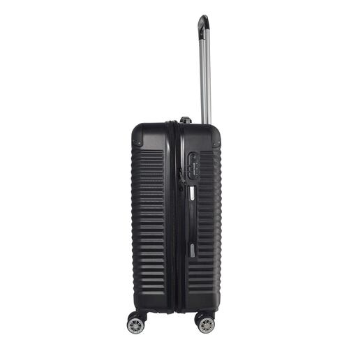 Maleta de Viaje con Llantas 24" Verbier2 Negro Royal Swiss
