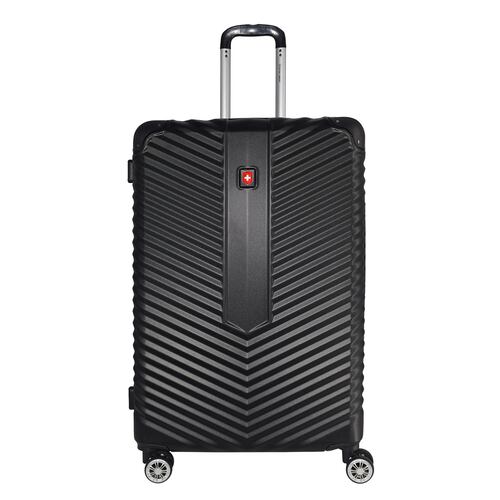 Maleta de Viaje con Llantas 28" Verbier2 Negro Royal Swiss