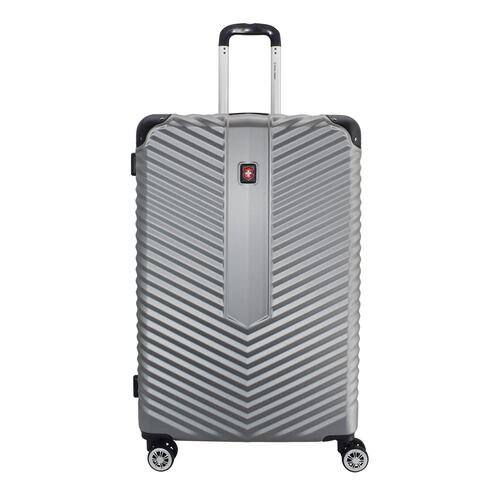 Maleta de Viaje con Llantas 28" Verbier2 Plata Royal Swiss