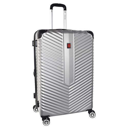 Maleta de Viaje con Llantas 28" Verbier2 Plata Royal Swiss