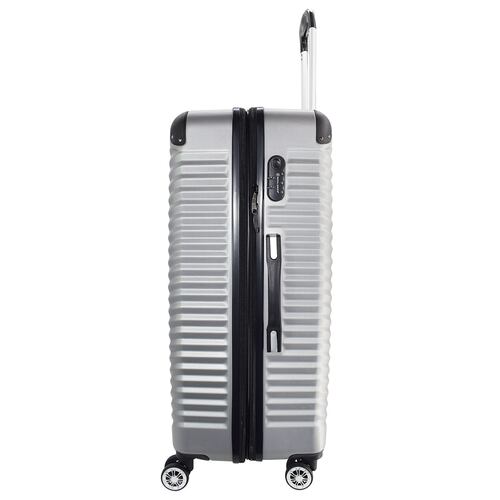 Maleta de Viaje con Llantas 28" Verbier2 Plata Royal Swiss