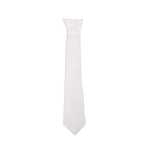 Corbata Carven poliéster liso 7 cm gris