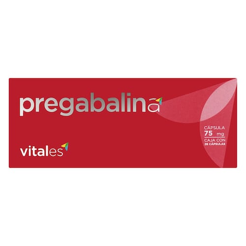 VITALES PREGABALINA C 28 75MG