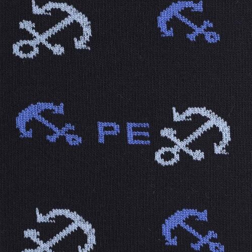 Calcetín PERRY ELLIS Anclas Azul para Hombre