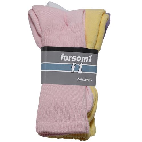 Calceta Forsom lisos resorte largo 4 pares para mujer