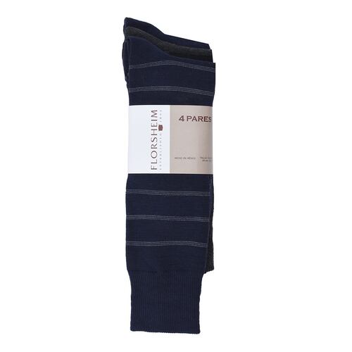 Calcetín Florsheim Paquete de 4 Liso para Hombre