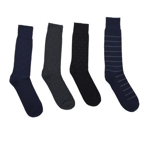 Calcetín Florsheim Paquete de 4 Liso para Hombre
