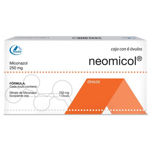 Neomicol ovulos nitrato de miconazol 250 mg