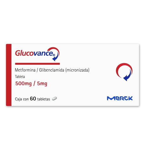 Glucovance 500mg 5.0mg Tab 60