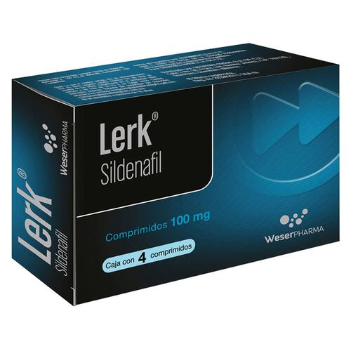 Lerk 100 Mg. Caja con 4 Compimidos