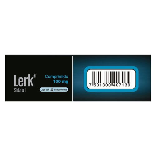 Lerk 100 Mg. Caja con 4 Compimidos