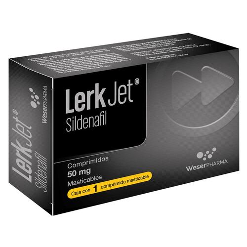Lerk Jet 50 Mg. Caja con 1 Comprimido Masticable