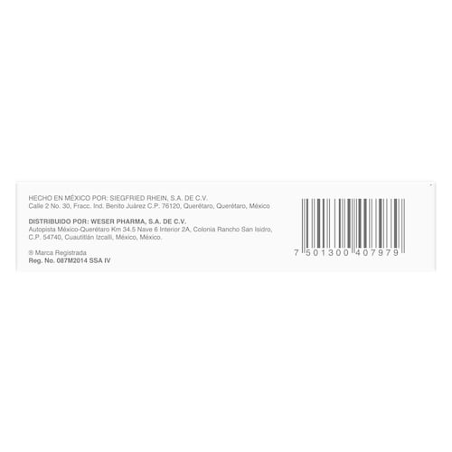 Maxiplina 500 Mg. Caja con 7 Tabletas