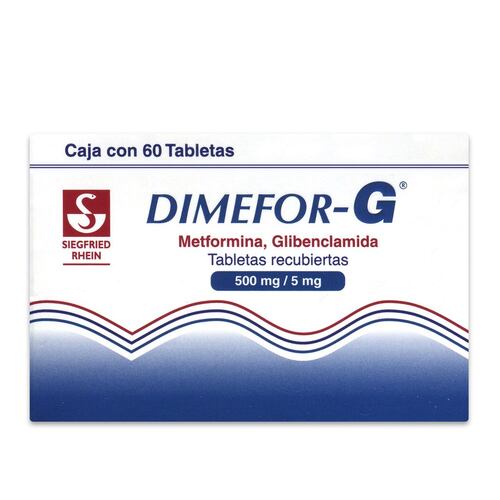 Dimefor G T 60 500mg/5mg