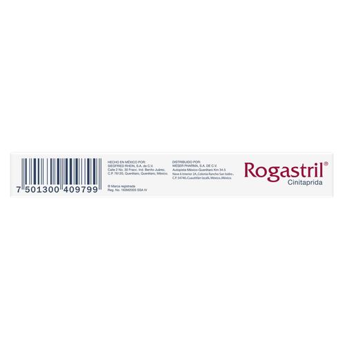 Rogastril 1 mg. Caja con 25 Comprimidos