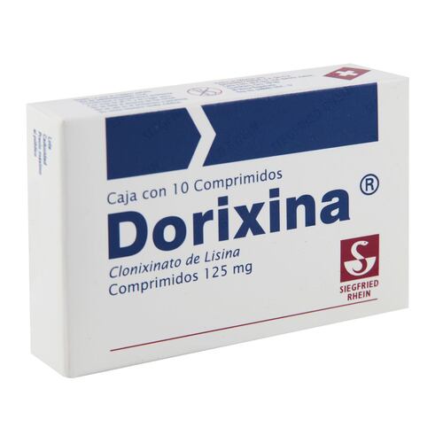 Dorixina 125 mg tab 10