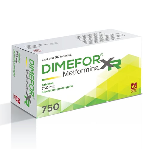 Dimefor xr 750mg lib prol tab 60 n
