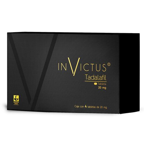 Invictus 20mg 4 tabletas