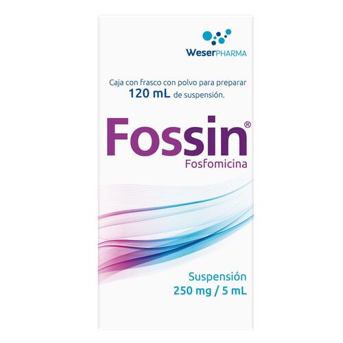 Fossin Suspensión 250 Mg/5ml Frasco con 120 ml.