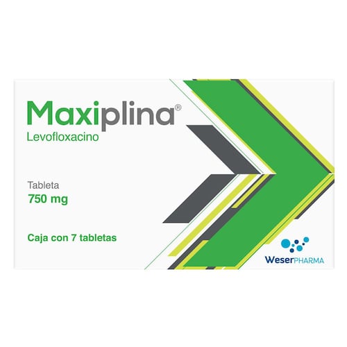Maxiplina 750 Mg. Caja con 7 Tabletas