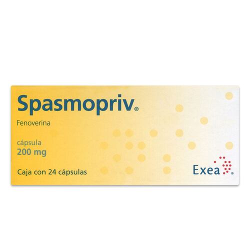 Spasmopriv 200mg cap 24