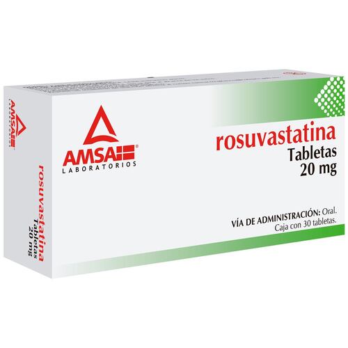Am Rosuvastatina 20mg C/30tab Nva Imagen