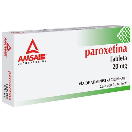 Am Paroxetina 20mg Cja10 Tab  Nva Imagen