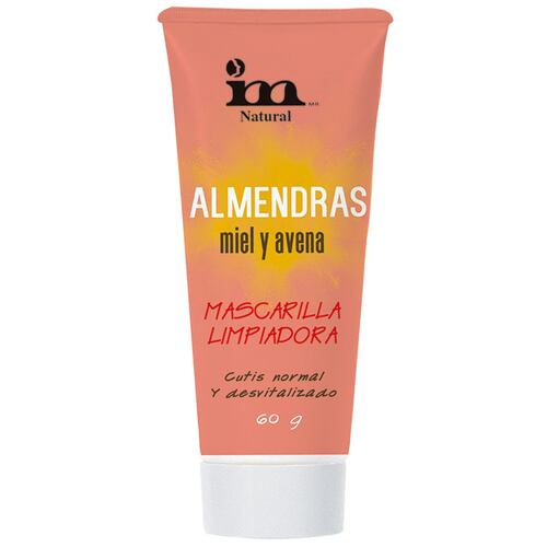 Mascarilla Facial Limpiadora con Almendras Miel y Avena IM