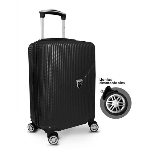 Maleta con Ruedas de Viaje Mc Carthy Negro Inizio 18"