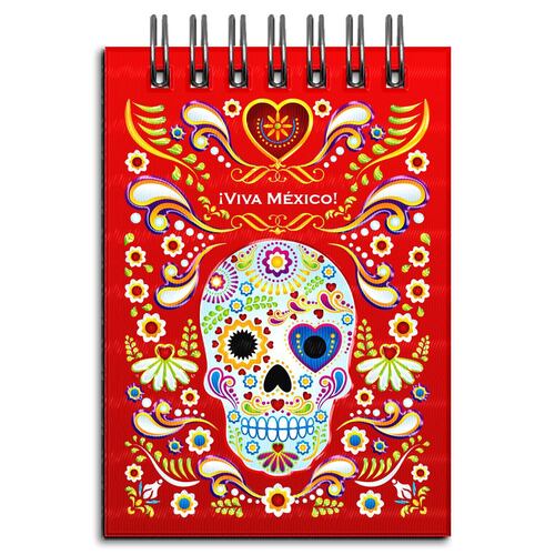 Libreta de Apuntes Blue Line Diseño Tradiciones Mexicanas