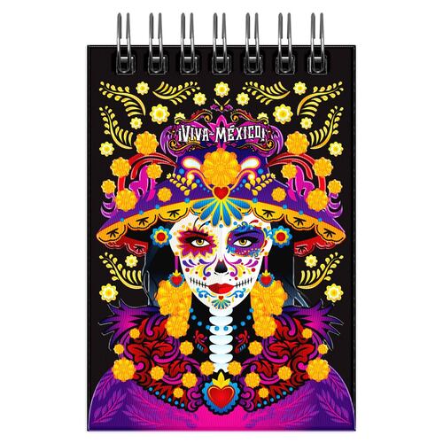 Libreta de Apuntes Blue Line Diseño Tradiciones Mexicanas