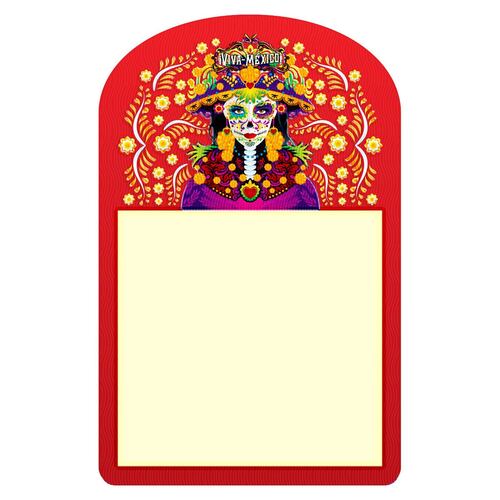 Bloc de Notas con Imán Blue Line Diseño Tradiciones Mexicanas
